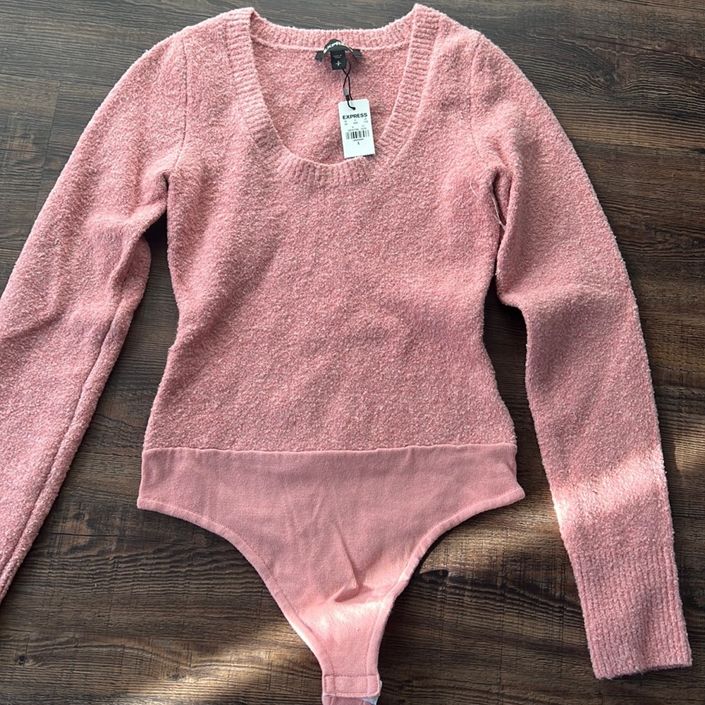 New with tags. Express. Warm rose body suit. Size small